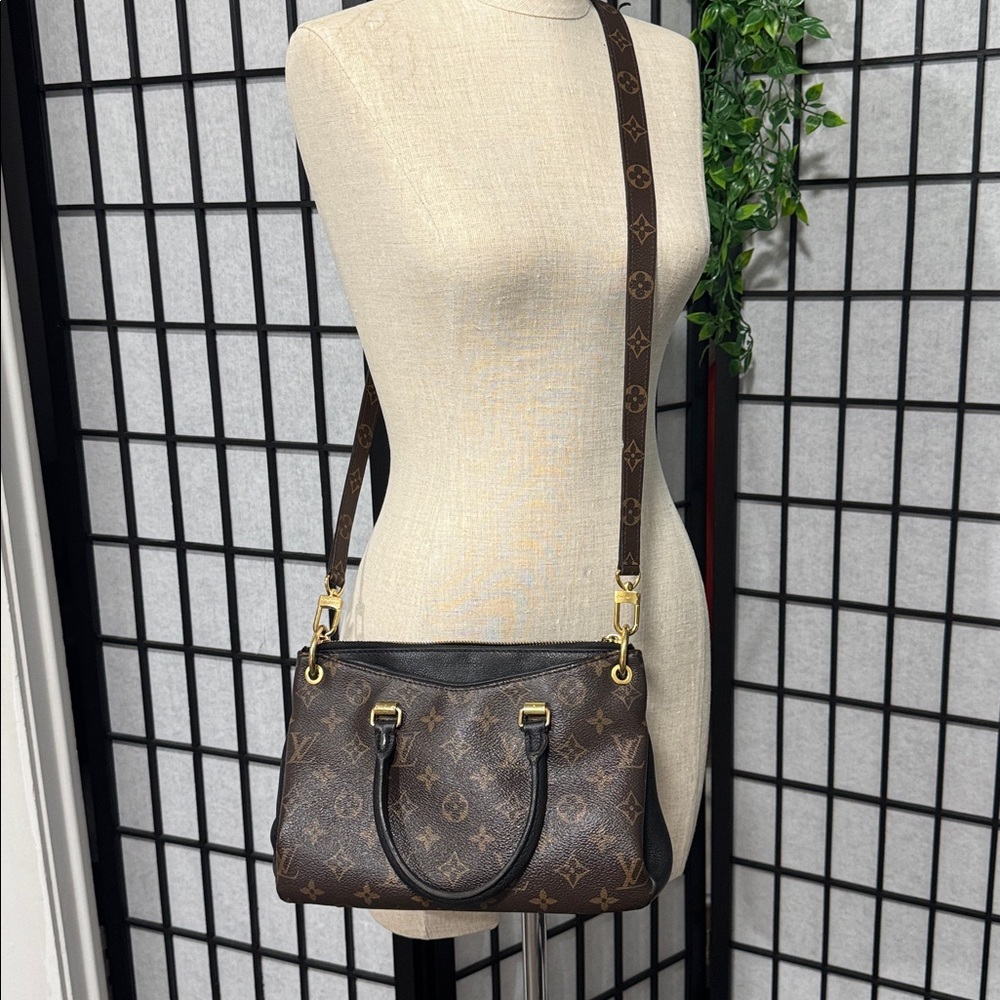 Louis Vuitton Pallas BB Bag black Monogram Brown - Picture 4 of 17